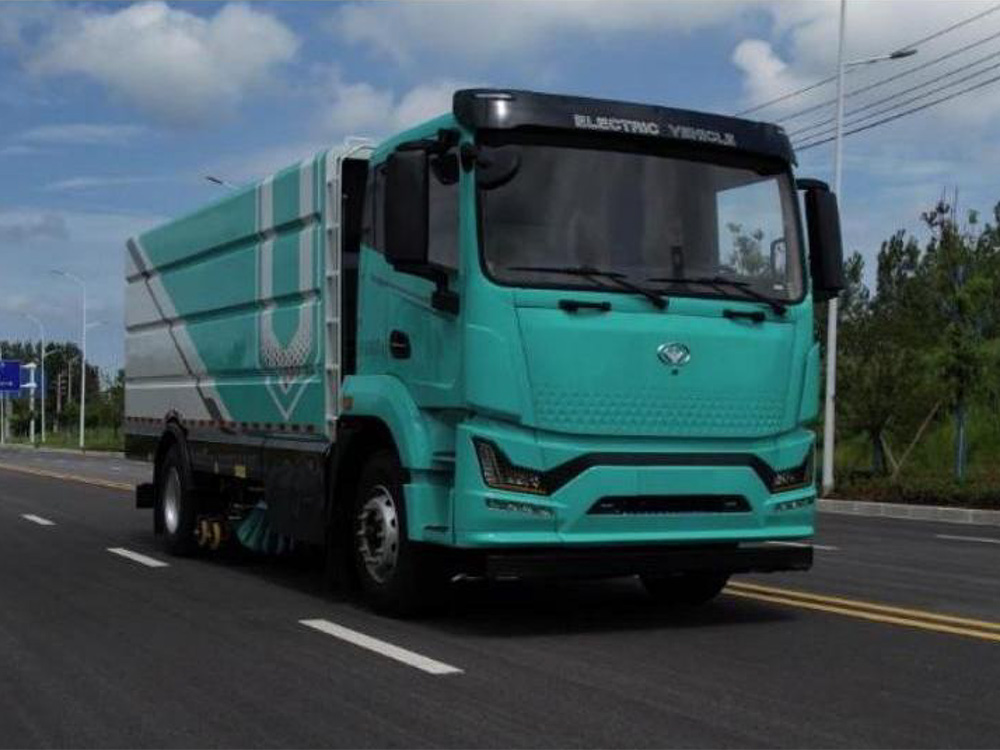 程力牌壹为纯电动扫路车