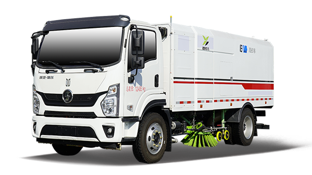 陕汽德创纯电动12吨洗扫车